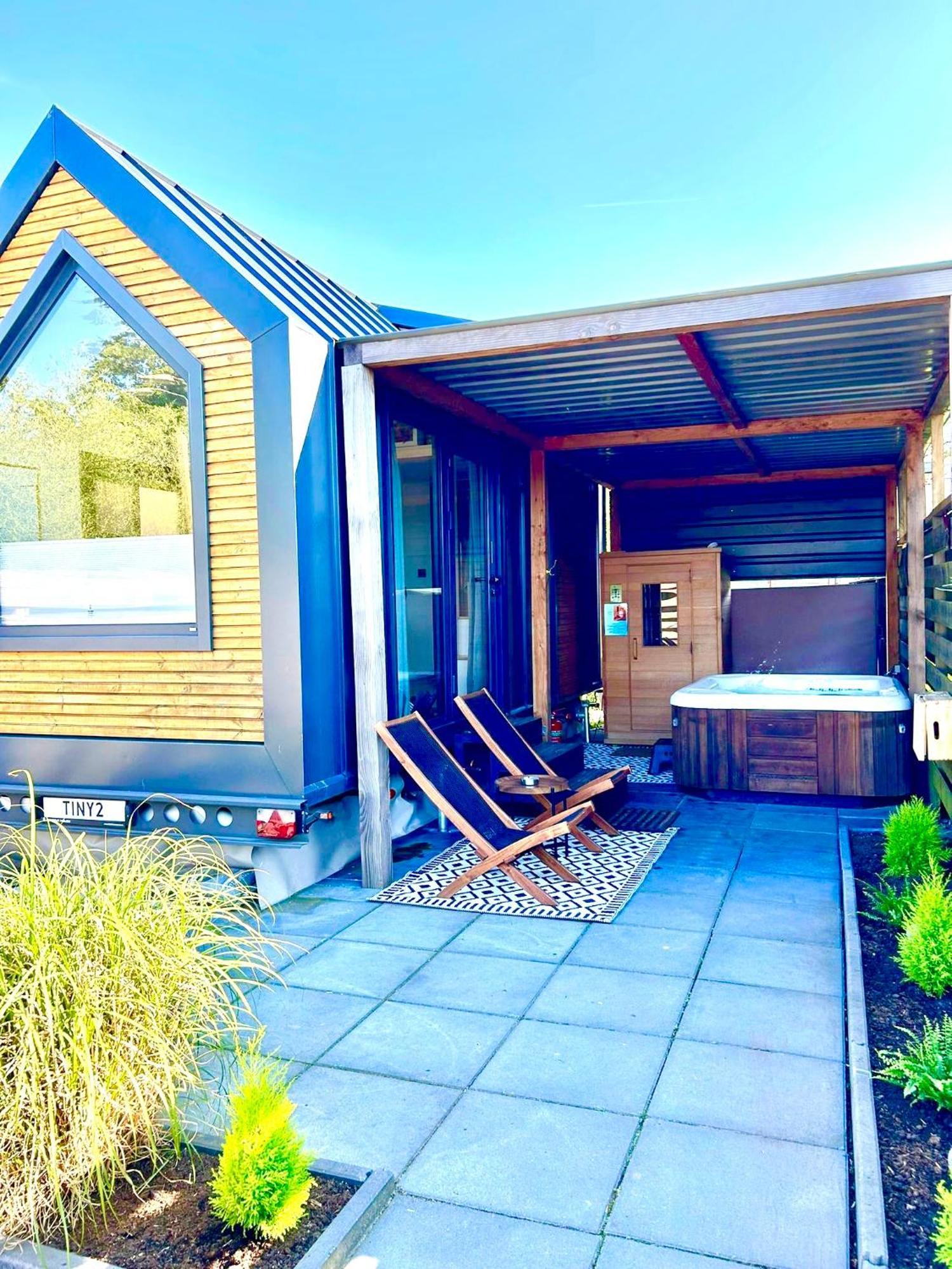 Tiny House With Sauna & Jacuzzi Near Amsterdam Vijfhuizen Kültér fotó