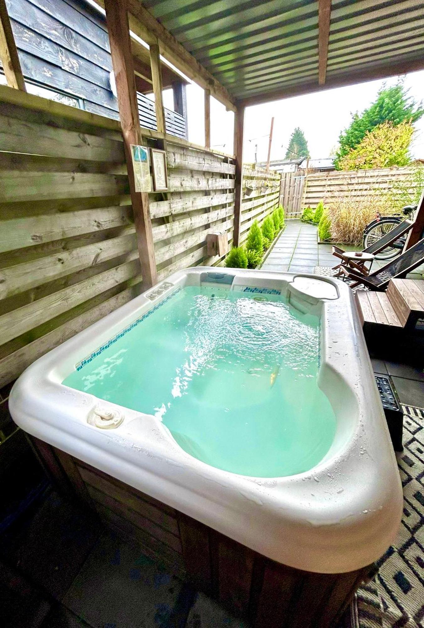 Tiny House With Sauna & Jacuzzi Near Amsterdam Vijfhuizen Kültér fotó